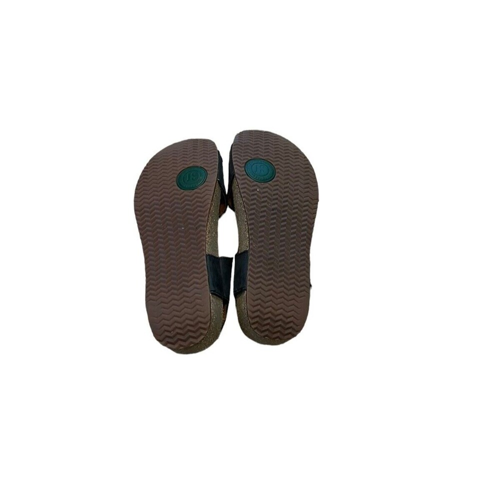 Josef Seibel Tonga 25 Strappy Leather Sandals Size 41/9.5-10 Comfort Cork Sole - Picture 9 of 11